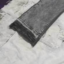 Load image into Gallery viewer, Storm Clouds Reconstructed Jeans