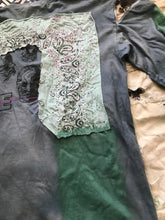 Load image into Gallery viewer, Dyed Painted and Patched Long Sleeve T-shirt