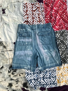 8 French seam shorts