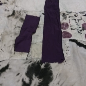 Asymmetrical Purple Sleeves