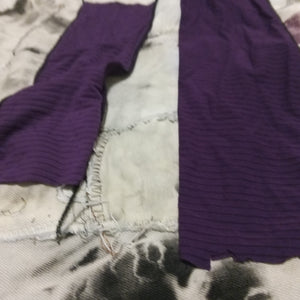 Asymmetrical Purple Sleeves