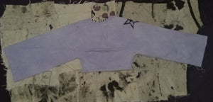 Purple Outlaw Star Cropped Asymmetrical Long Sleeve 3