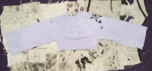 Purple Outlaw Star Cropped Asymmetrical Long Sleeve 5