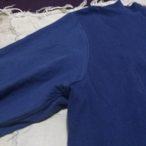 Double Blue Reconstructed Henley Long Sleeve T-shirt