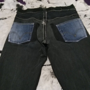 Reconstructed Black Jeans