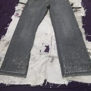 Gray Reconstructed Jeans