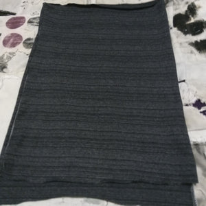 Black and Gray Stretch Skirt