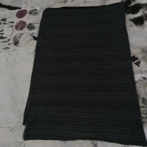 Black and Gray Stretch Skirt