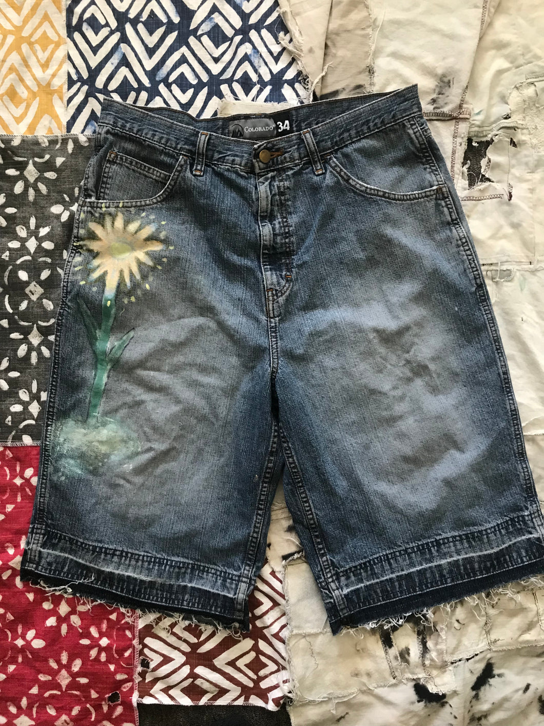 Sky Flower Shorts