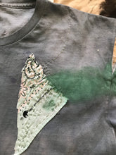 Load image into Gallery viewer, Dyed Painted and Patched Long Sleeve T-shirt