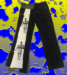 Flow up Peace Asymmetrical Flared Pants