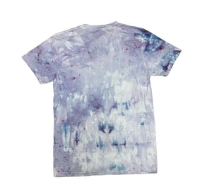 Purple dye Star Flower T-shirt