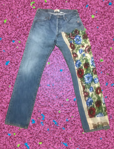 Levi’s 501 Floral Patch Jeans