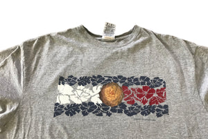 Floral DTF overprint T-shirt