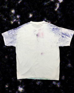 Tie dye Reconstructed White T-shirt