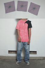 Load image into Gallery viewer, Reconstructed Dyed Rose Cape T-shirt