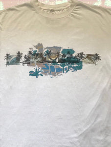 Palm trees Overprint T-shirt