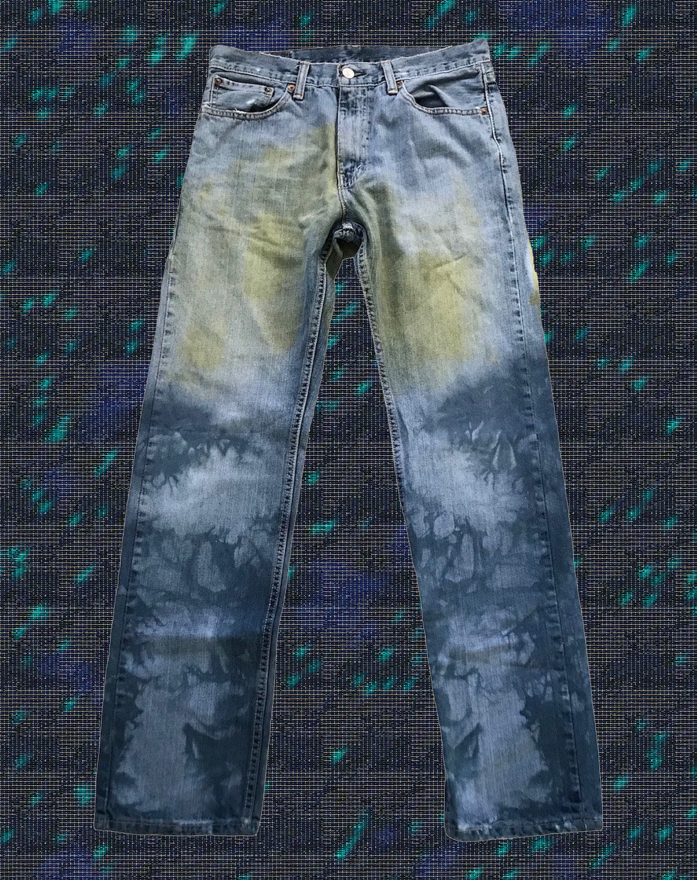 Painted Pocket Wade in the Water Jeans