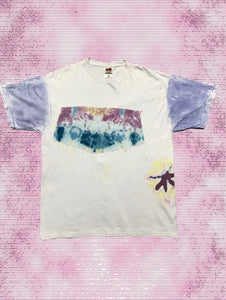 Two star dye sleeves T-shirt