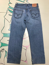 Load image into Gallery viewer, Green Racing Stripe Lounge Act Jeans