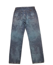 Load image into Gallery viewer, Overdye Floral Jeans