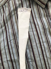 Load image into Gallery viewer, Scarf Button Up Striped Shirt