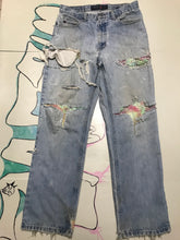 Load image into Gallery viewer, Tie-dye Repairman Jeans