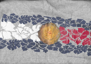 Floral DTF overprint T-shirt