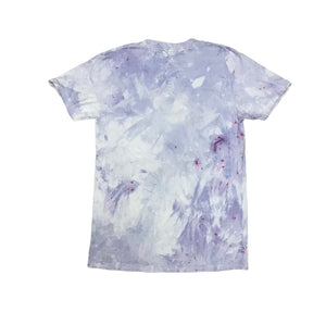 Purple dye Star flower T-shirt