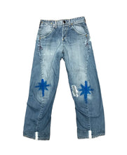 Load image into Gallery viewer, Back Pocket Splatter Stars and Stripes Jeans