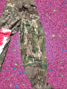 Camo Painted Patchwork Pants