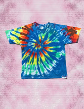 Load image into Gallery viewer, Early 2000s gildan tie dye back patch T-shirt