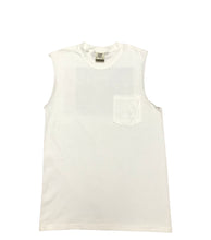 Load image into Gallery viewer, Asymmetrical Drawn Logo Tank Top