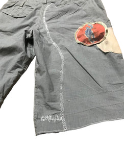 Asymmetrical Reconstructed Cargo Shorts