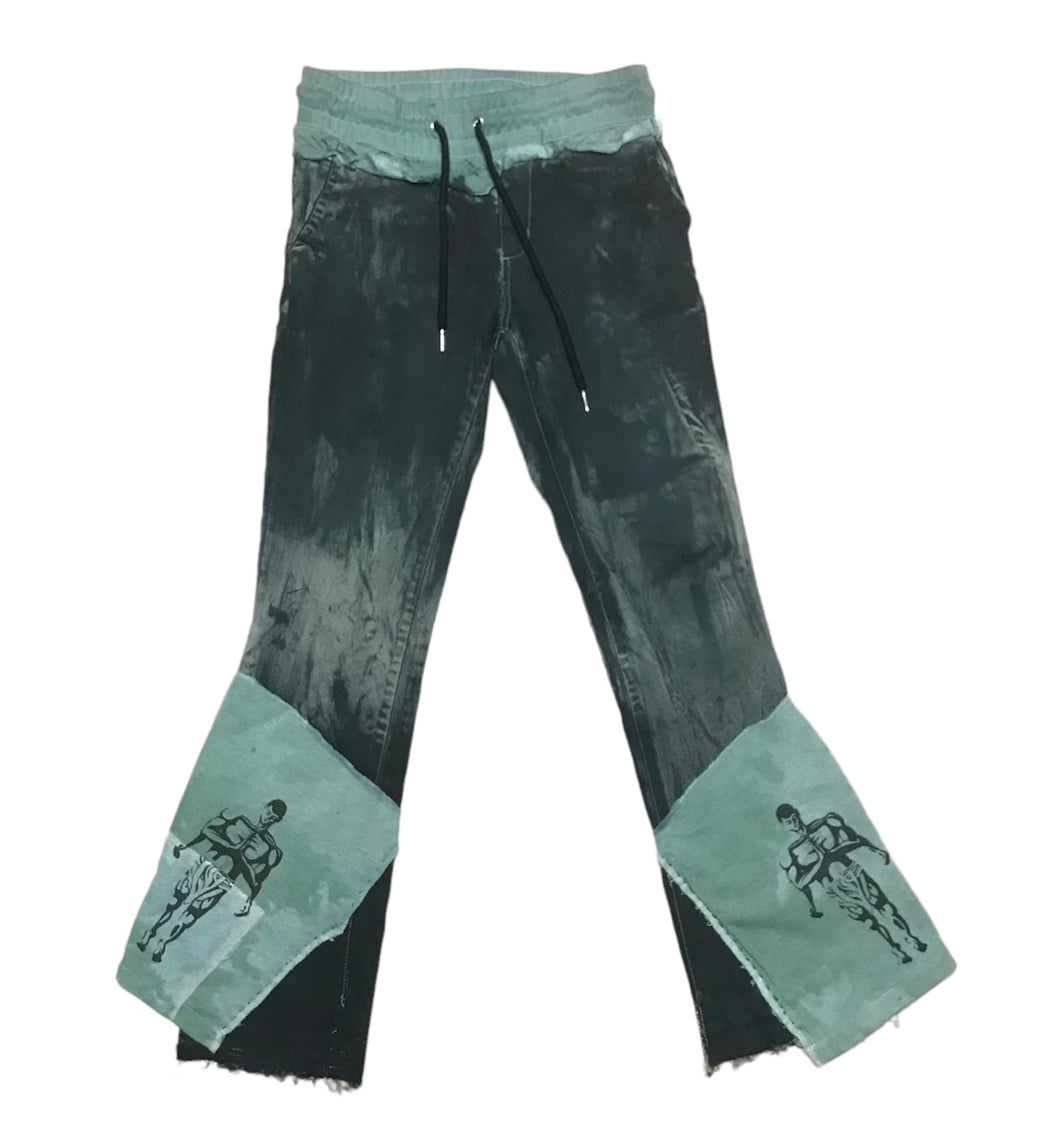 Flare Reconstructed Drawstring Pants