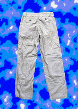 Load image into Gallery viewer, Elephant Gray Purple Overdye Double Patch Pants